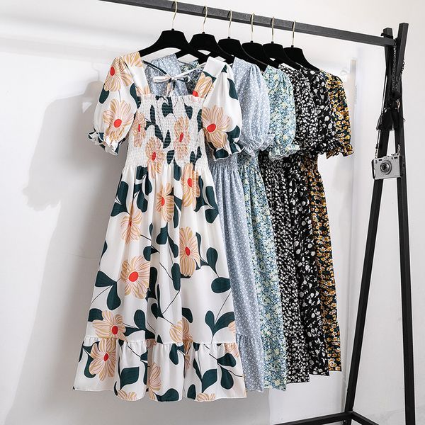 basic casual dresses summer women print dresses short sleeve pleated casual beach square collar elastic waist bohemian woman midi dress vest, Black;gray
basic casual dresses summer women print dresses short sleeve pleated casual beach square collar elastic waist bohemian woman midi dress vest, Black;gray