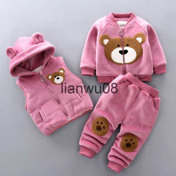 clothing sets winter warm tricken fleece boy girls sport tracksuit set newborn kids hooded outerwear coatpants 3pcs outfits 0 to 4 y x0828, White
clothing sets winter warm tricken fleece boy girls sport tracksuit set newborn kids hooded outerwear coatpants 3pcs outfits 0 to 4 y x0828, White