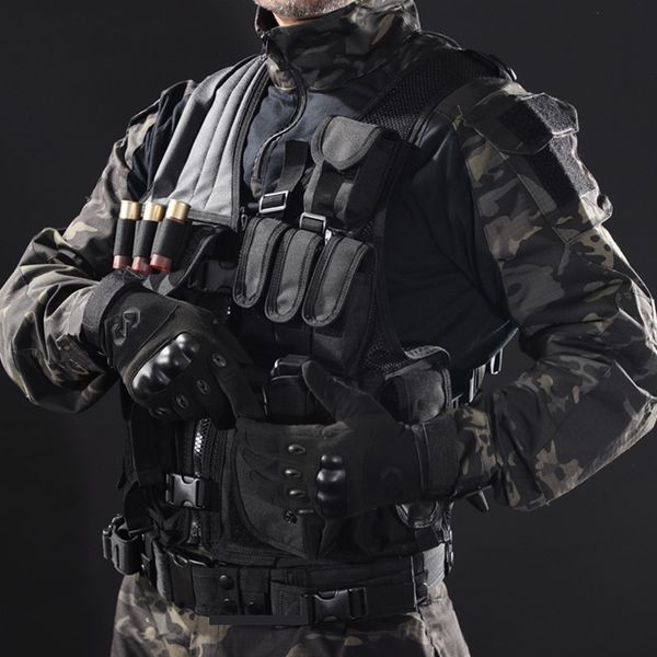 men's vests 900d body armor tactical vest plate vest outdoor cs hunting military tactical bib pocket vest for men women security 230827, Black;white
men's vests 900d body armor tactical vest plate vest outdoor cs hunting military tactical bib pocket vest for men women security 230827, Black;white