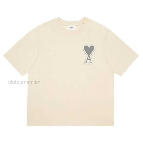 t shirts for men women couple short sleeved love badges macaron peach heart embroidery and women's amis t-shirts 19jd, White;black
t shirts for men women couple short sleeved love badges macaron peach heart embroidery and women's amis t-shirts 19jd, White;black