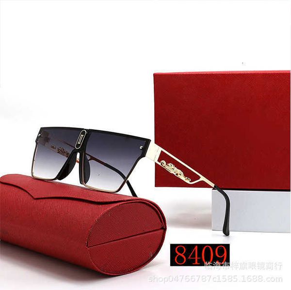 fashionable sunglasses women's all-in-one lenses large frame glasses dazzling colors and street ps 8409, White;black
fashionable sunglasses women's all-in-one lenses large frame glasses dazzling colors and street ps 8409, White;black