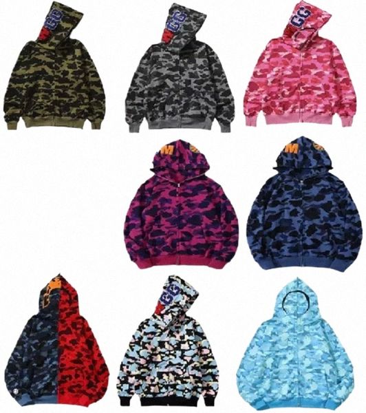 hoodies designer mens hoodie shark luminous hoodies shark hoodie camo print autumn new hoodie men technology pure cotton cardigan full zip s, Black
hoodies designer mens hoodie shark luminous hoodies shark hoodie camo print autumn new hoodie men technology pure cotton cardigan full zip s, Black