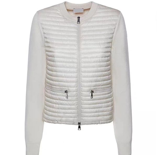 arm badge round neck women down jacket fashion designer knit jacket winter knitted jackets size s--l, Black
arm badge round neck women down jacket fashion designer knit jacket winter knitted jackets size s--l, Black