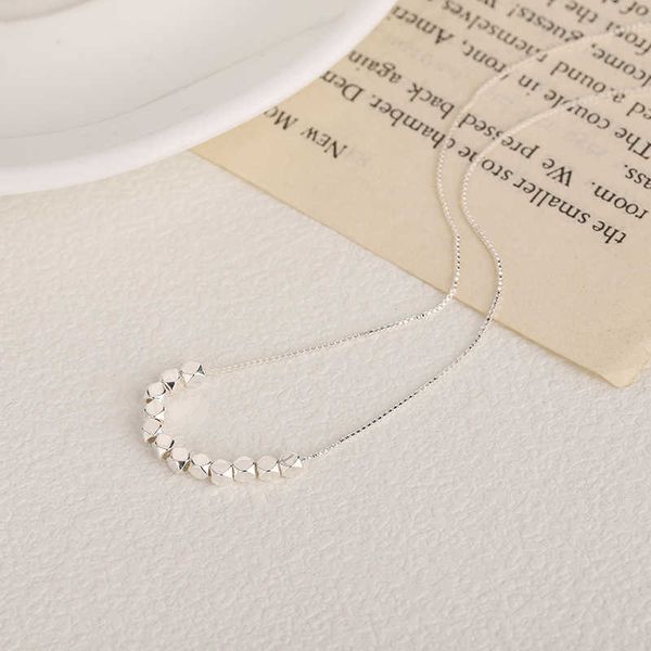 s925 pure broken silver necklace with light luxury style and advanced sense of broken silver: a few twigs of transfer beads, minimal online
s925 pure broken silver necklace with light luxury style and advanced sense of broken silver: a few twigs of transfer beads, minimal online