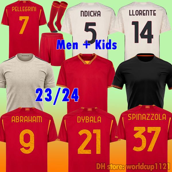 23 24 maglie as romas maglie da calcio uomo kids kit 2023 2024 home maglie da calcio calcio maglietta pellegrini abraham totti belotti dybal, Black;yellow
23 24 maglie as romas maglie da calcio uomo kids kit 2023 2024 home maglie da calcio calcio maglietta pellegrini abraham totti belotti dybal, Black;yellow