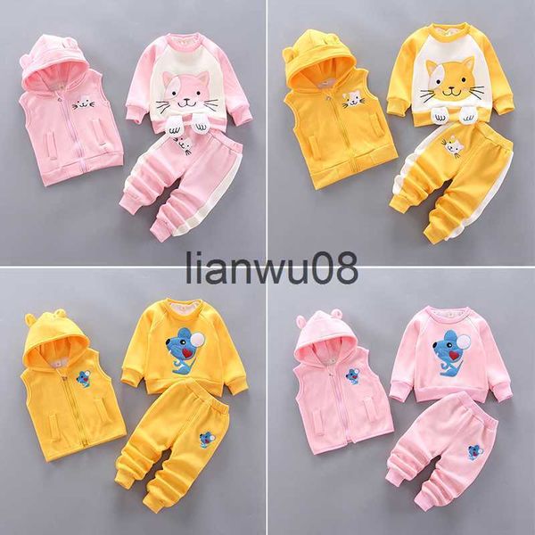 clothing sets cute cat baby girls clothing set autumn cartoon mouse velvet coat zipper vest pants boys suit kids clothes 1 2 3 4 years old x, White
clothing sets cute cat baby girls clothing set autumn cartoon mouse velvet coat zipper vest pants boys suit kids clothes 1 2 3 4 years old x, White