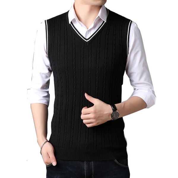 mens sweaters tfetters men clothes autumn winter classic vneck sleeveless sweater knitwear wear fashion black slim 230828, White;black
mens sweaters tfetters men clothes autumn winter classic vneck sleeveless sweater knitwear wear fashion black slim 230828, White;black