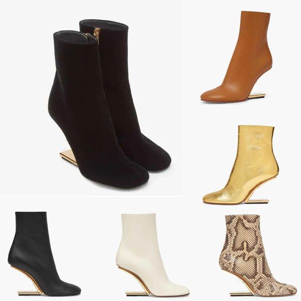 winter women's ankle boots luxury brand teacher high heels calf leather almond head rubber sole elegant women's fashion shoes show, Black
winter women's ankle boots luxury brand teacher high heels calf leather almond head rubber sole elegant women's fashion shoes show, Black