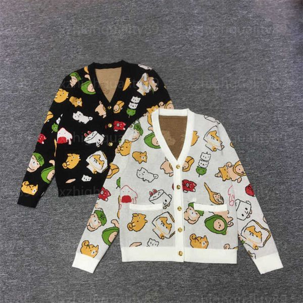 designer cardigan fashion sweaters womens knit autumn jacket long sleeved v-neck button knit jackets couple style knitwear designer sweater, White;black
designer cardigan fashion sweaters womens knit autumn jacket long sleeved v-neck button knit jackets couple style knitwear designer sweater, White;black