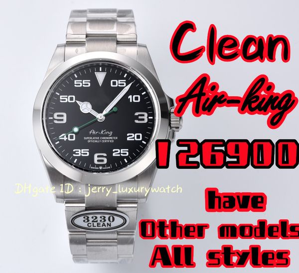 clean 126900 air-king luxury men's watch, 904l steel, 3230 mechanical movement in one gear, 40mm super luminous scale, Slivery;brown
clean 126900 air-king luxury men's watch, 904l steel, 3230 mechanical movement in one gear, 40mm super luminous scale, Slivery;brown