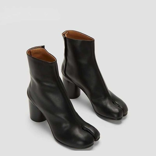 boots brand design tabi split toe chunky high heel women leather zapatos r fashion autumn, Black
boots brand design tabi split toe chunky high heel women leather zapatos r fashion autumn, Black