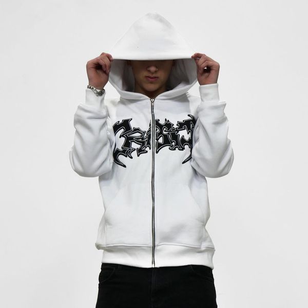 mens hoodies sweatshirts y2k american dark style niche design white loose zipper hoodie high street print vibe couple jacket clothing wholes, Black
mens hoodies sweatshirts y2k american dark style niche design white loose zipper hoodie high street print vibe couple jacket clothing wholes, Black