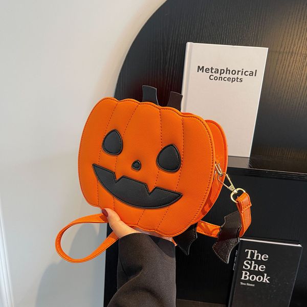 funny pumpkin bun 2023 new fashion contrast color personalized creativity trendy one shoulder women's bag chain small cartoon skew stra, Black
funny pumpkin bun 2023 new fashion contrast color personalized creativity trendy one shoulder women's bag chain small cartoon skew stra, Black