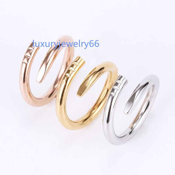 love rings womens band ring jewelry titanium steel single nail european and american fashion street casual couple classic gold silver rose o
love rings womens band ring jewelry titanium steel single nail european and american fashion street casual couple classic gold silver rose o