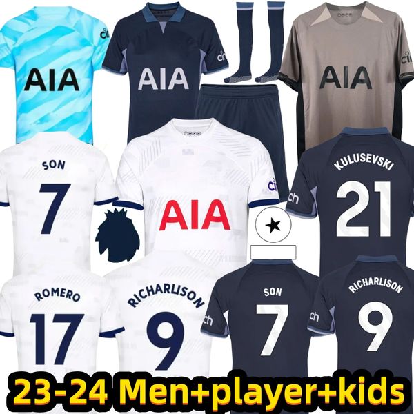 son maddison 23 24 soccer jersey kulusevski richarlison hojbjerg spence perisic dier 2023 2024 lucas romero tottenham men kids home away thi, Black;yellow
son maddison 23 24 soccer jersey kulusevski richarlison hojbjerg spence perisic dier 2023 2024 lucas romero tottenham men kids home away thi, Black;yellow