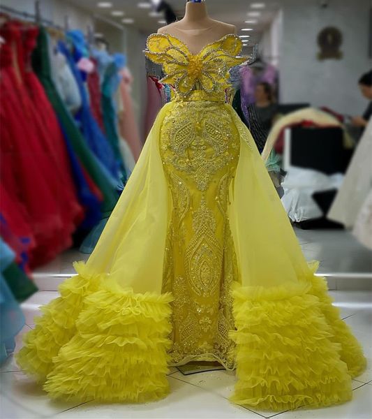 2023 august aso ebi yellow mermaid prom dress crystals beaded evening formal party second reception birthday engagement gowns dresses robe d, Black
2023 august aso ebi yellow mermaid prom dress crystals beaded evening formal party second reception birthday engagement gowns dresses robe d, Black