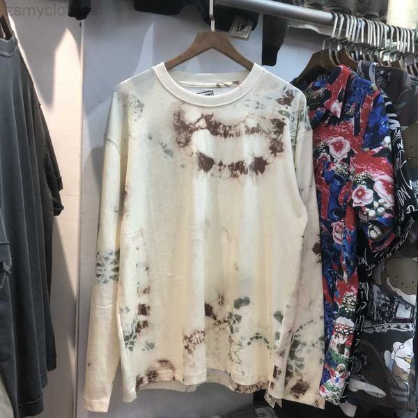 men's t-shirts kapital long sleeve tie dye men t shirt kapital oversized women t-shirts tee men clothing, White;black
men's t-shirts kapital long sleeve tie dye men t shirt kapital oversized women t-shirts tee men clothing, White;black