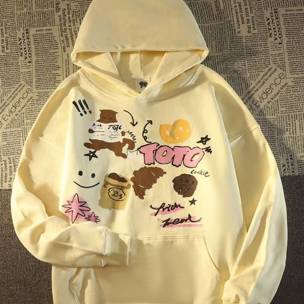 womens hoodies sweatshirts korean harajuku cartoon pattern printing women casual loose y2k hoodie vintage street kawaii clothes jacket 2308, Black
womens hoodies sweatshirts korean harajuku cartoon pattern printing women casual loose y2k hoodie vintage street kawaii clothes jacket 2308, Black