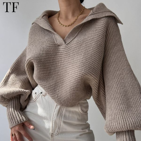 women's sweaters 2023 women fashion solid pullover vneck knitted lantern sleeve oversized sweater mujer loose fit jumper streetwear 230, White;black
women's sweaters 2023 women fashion solid pullover vneck knitted lantern sleeve oversized sweater mujer loose fit jumper streetwear 230, White;black