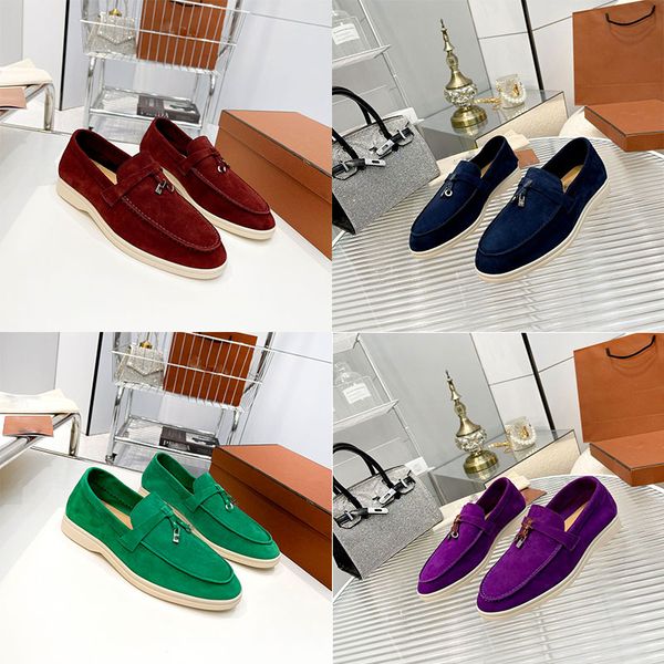 luxurious loropeana walk charms embellished casual shoesmen's and women's suede casual shoes couple shoes leather flat bottom men&, Black
luxurious loropeana walk charms embellished casual shoesmen's and women's suede casual shoes couple shoes leather flat bottom men&, Black