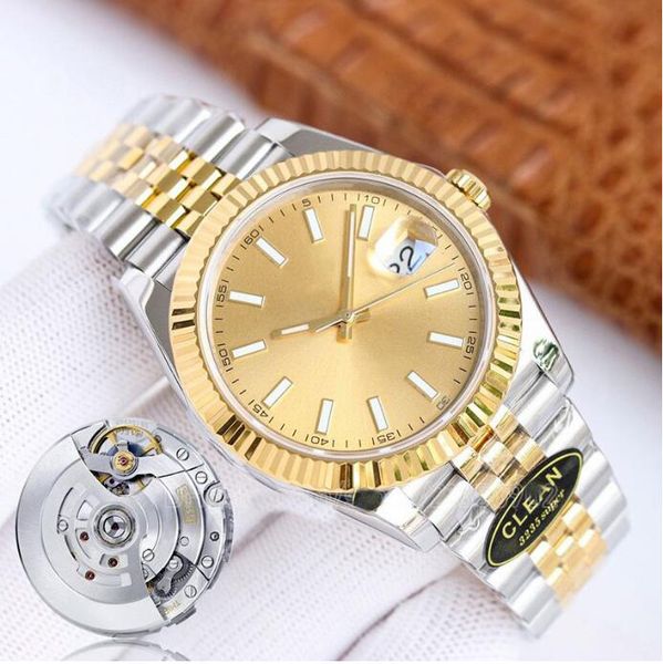 41mm classic watchs for men designer watches men watches mechanical automatic wristwatch fashion wristwatches 904l stainless steel 3235 move, Slivery;brown
41mm classic watchs for men designer watches men watches mechanical automatic wristwatch fashion wristwatches 904l stainless steel 3235 move, Slivery;brown
