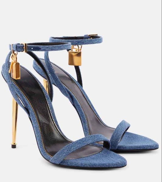 tf sandal padlock pointy naked sandal lock 100mm gold heels bicolor ankle-strap sandals genuine leather pop heel sandalies 35-44eu, Black
tf sandal padlock pointy naked sandal lock 100mm gold heels bicolor ankle-strap sandals genuine leather pop heel sandalies 35-44eu, Black