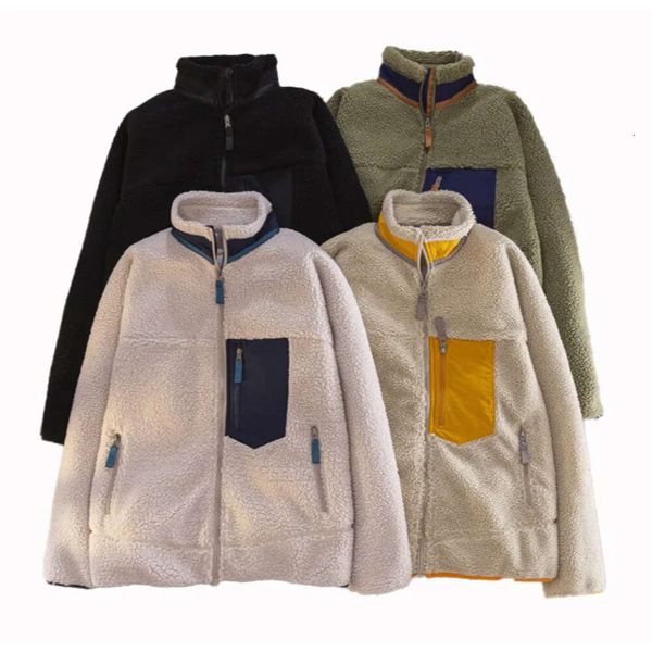 fashion designer jackets mens fleece jacket thick warm down classic retro autumn winter s couple models lamb cashmere coat men314, Black
fashion designer jackets mens fleece jacket thick warm down classic retro autumn winter s couple models lamb cashmere coat men314, Black