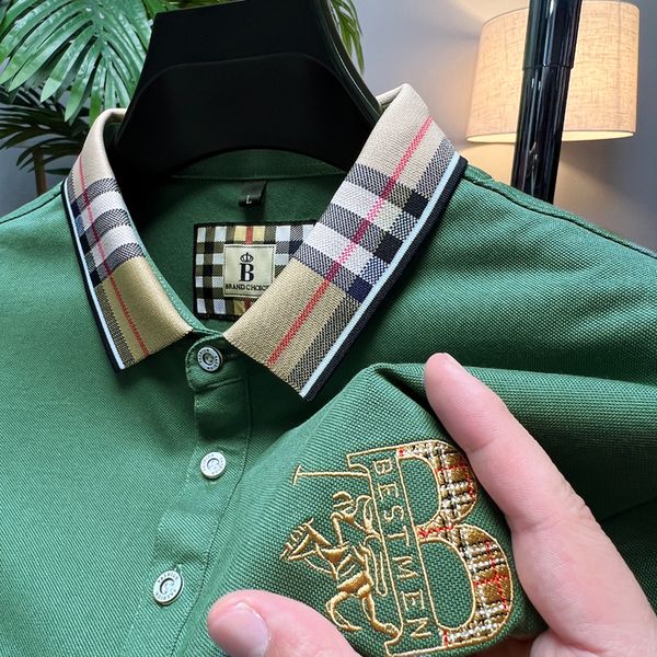 men's polos luxury embroidery polo shirt lapel stripe summer korea fashion trend breathable golf short sleeved 50 cotton tshirts roupa, White;black
men's polos luxury embroidery polo shirt lapel stripe summer korea fashion trend breathable golf short sleeved 50 cotton tshirts roupa, White;black
