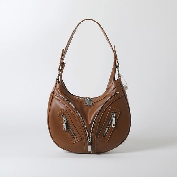 evening bags crescent shoulder bag versatile fashion solid color handbags portable travel 230829
evening bags crescent shoulder bag versatile fashion solid color handbags portable travel 230829
