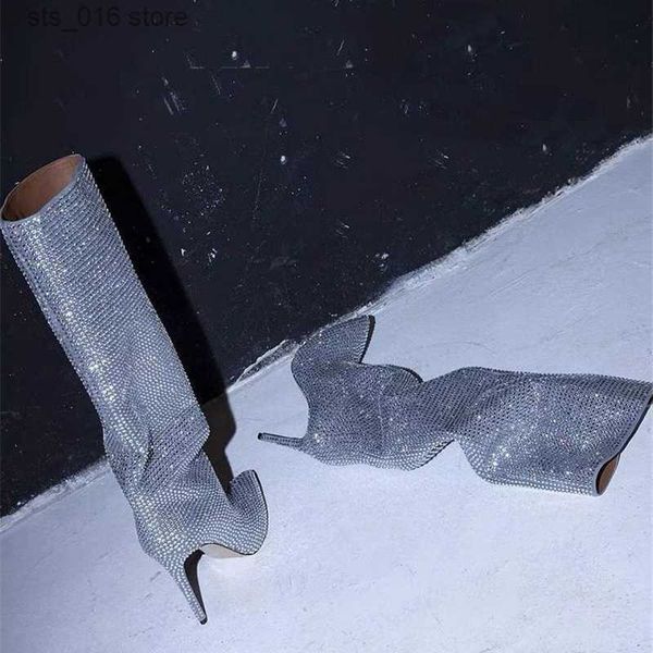 boots luxury crystal women boots paris station fashion women's boots pointed toe high heel boots party knee high boots big size42 t2308, Black
boots luxury crystal women boots paris station fashion women's boots pointed toe high heel boots party knee high boots big size42 t2308, Black