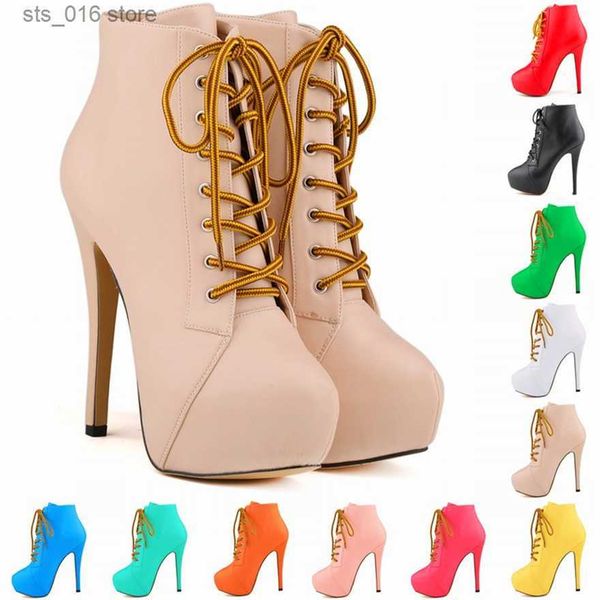 boots 2023 autumn women short boots high heels platform lace up retro shoes female soft leather fashion ankle booties party round toe t23082, Black
boots 2023 autumn women short boots high heels platform lace up retro shoes female soft leather fashion ankle booties party round toe t23082, Black
