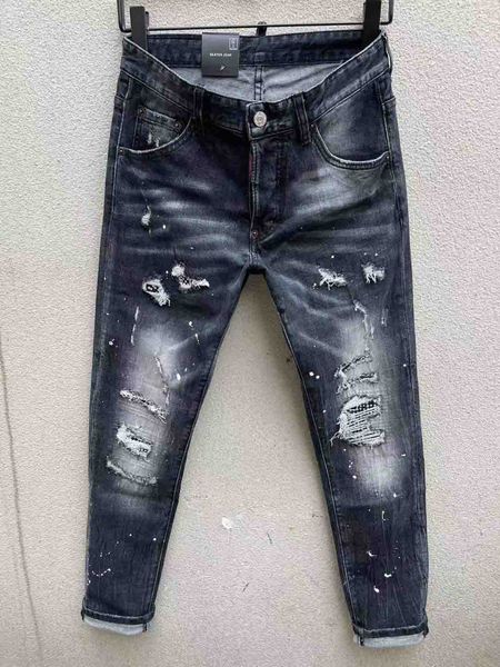 men's jeans designer slim fit jeans men straight tube loose stretch spring casual sportswear pants d2 jeans, Blue
men's jeans designer slim fit jeans men straight tube loose stretch spring casual sportswear pants d2 jeans, Blue