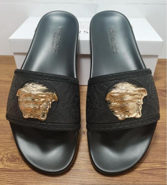 designer sandals slippers women mens flip flops luxury flat rubber leather women dress shoes with box and dust bag 11, Black
designer sandals slippers women mens flip flops luxury flat rubber leather women dress shoes with box and dust bag 11, Black