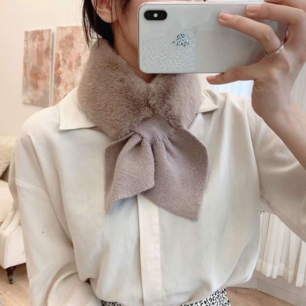 autumn and winter wrap korean version of the imitation rex rabbit fur scarf womens fashion all matching warm plush, Blue;gray
autumn and winter wrap korean version of the imitation rex rabbit fur scarf womens fashion all matching warm plush, Blue;gray