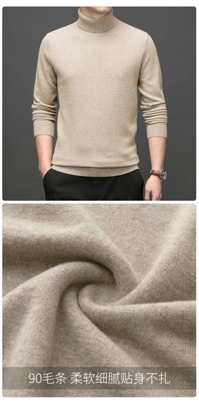 100% cardigan men's middle age turtleneck sweater thick knit sweater base large size winter, White;black
100% cardigan men's middle age turtleneck sweater thick knit sweater base large size winter, White;black