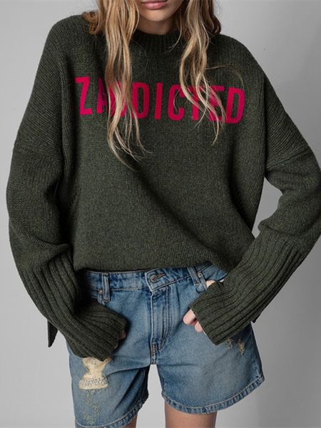 women's sweaters red letter print jumper women 100 cashmere long sleeve loose oneck female knit pullover autumn winter 230828, White;black
women's sweaters red letter print jumper women 100 cashmere long sleeve loose oneck female knit pullover autumn winter 230828, White;black
