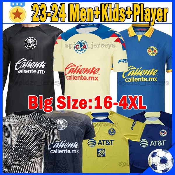 xxxl 4xl 23 24 club america soccer jerseys ca liga mx 2023 2024 fidalgo b.rodriguez henry player version goalkeeper men women kids kits sock, Black;yellow
xxxl 4xl 23 24 club america soccer jerseys ca liga mx 2023 2024 fidalgo b.rodriguez henry player version goalkeeper men women kids kits sock, Black;yellow