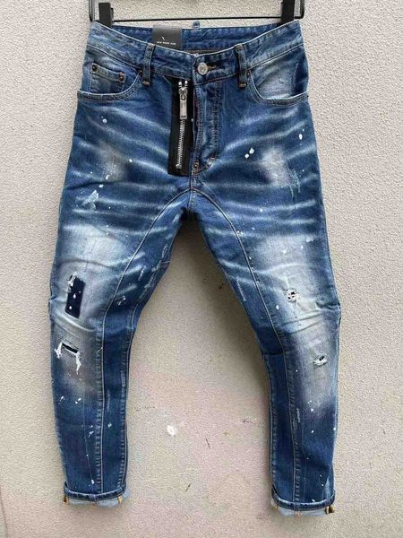 italian fashion european and american men's casual jeans, high-grade washing, pure hand grinding, quality optimization, Blue
italian fashion european and american men's casual jeans, high-grade washing, pure hand grinding, quality optimization, Blue