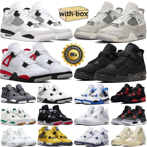 with box 4 jumpman 4s basketball shoes mens women trainers frozen moments red cement pine green military black cat red thunder men outdoor s
with box 4 jumpman 4s basketball shoes mens women trainers frozen moments red cement pine green military black cat red thunder men outdoor s