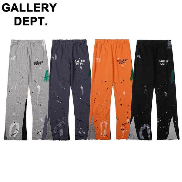 men's pants fashion spring and autumn dept painted flare sweat pant men women street grey black blue trousers 230828
men's pants fashion spring and autumn dept painted flare sweat pant men women street grey black blue trousers 230828