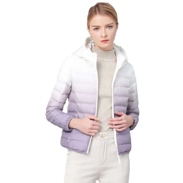 thin down jacket for women short autumn and winter products small gradually changing hooded casual fashionable, Black
thin down jacket for women short autumn and winter products small gradually changing hooded casual fashionable, Black