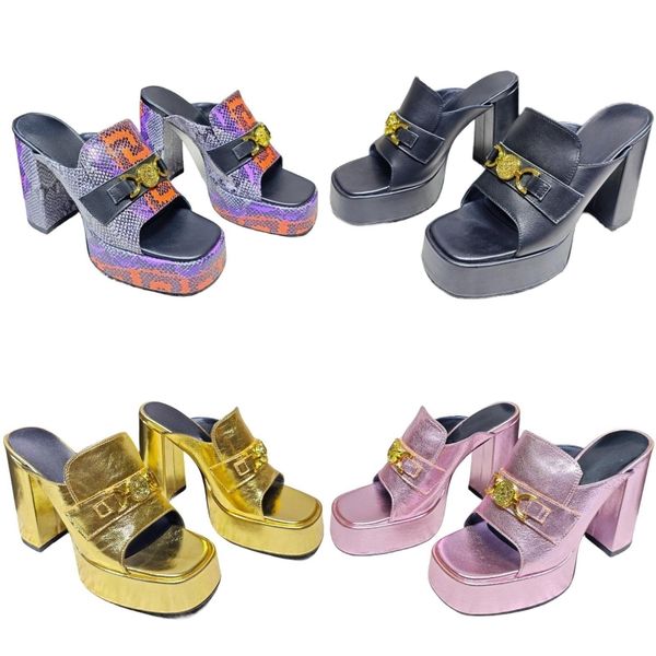 women's summer slippers chunky heel sandals genuine leather high heel classic party shoes metal buckle letter outdoor shoes open toe lu, Black
women's summer slippers chunky heel sandals genuine leather high heel classic party shoes metal buckle letter outdoor shoes open toe lu, Black