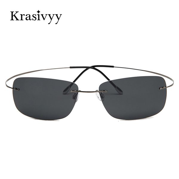 sunglasses krasivyy rimless square polarized men driving brand design ultralight pure sun glasses de sol 230828, White;black
sunglasses krasivyy rimless square polarized men driving brand design ultralight pure sun glasses de sol 230828, White;black