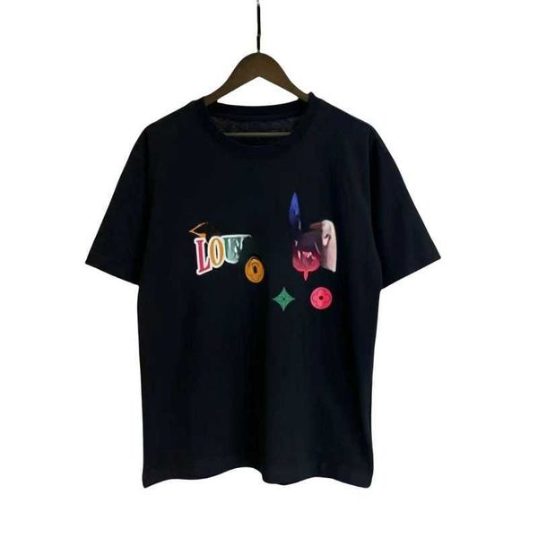 womens designer fashion blouses women's shirts edition spring/summer new colorful contrast letter printing round neck fashion short sle, White
womens designer fashion blouses women's shirts edition spring/summer new colorful contrast letter printing round neck fashion short sle, White