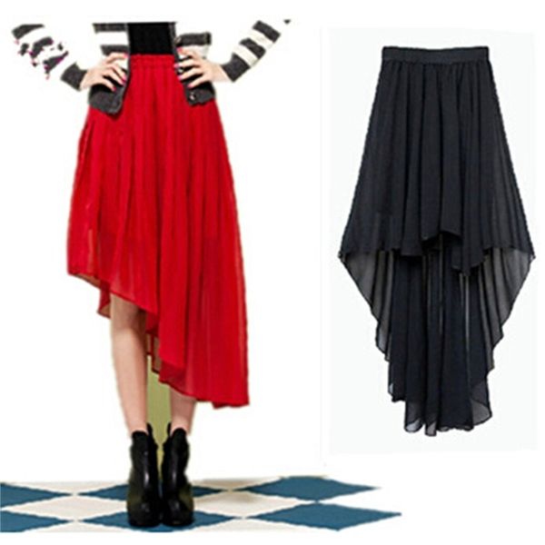 skirts 2023 summer ms long irregular chiffon skirts vestido rainbow color party 230828, Black
skirts 2023 summer ms long irregular chiffon skirts vestido rainbow color party 230828, Black