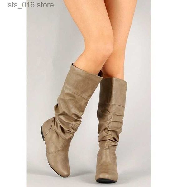 boots 2022 new winter mid calf boots fashion pu water proof retro boots female flat casual plus size knight boots botas de mujer t230829, Black
boots 2022 new winter mid calf boots fashion pu water proof retro boots female flat casual plus size knight boots botas de mujer t230829, Black