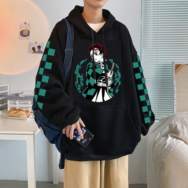 men's hoodies sweatshirts anime hoodie demon slayer hoodies tanjiro kamado hoodie fashion cosplay costume harajuku overside sweatshirt, Black
men's hoodies sweatshirts anime hoodie demon slayer hoodies tanjiro kamado hoodie fashion cosplay costume harajuku overside sweatshirt, Black