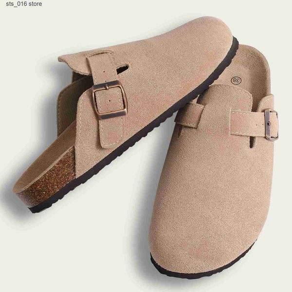 slippers comwarm fashion boston clogs women's suede mules slippers cork insole sandals with arch support outdoor lovers beach sandals t, Black
slippers comwarm fashion boston clogs women's suede mules slippers cork insole sandals with arch support outdoor lovers beach sandals t, Black
