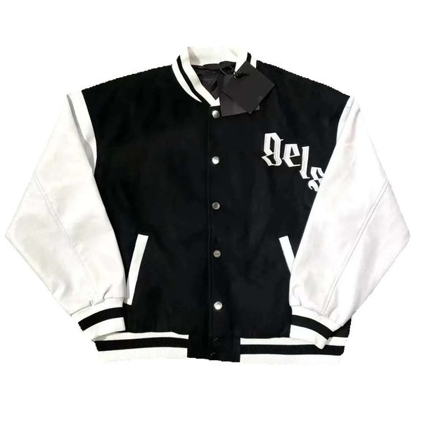 new fashion baseball coat uniform fashion jacket single breasted warm jackets couples women men varsity coats men's designer angel350, Black
new fashion baseball coat uniform fashion jacket single breasted warm jackets couples women men varsity coats men's designer angel350, Black