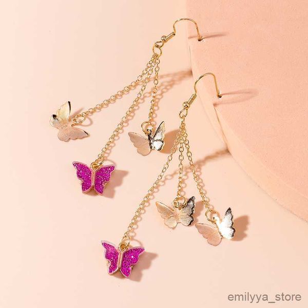 charm fashion gold shinning resin butterfly earrings for women metal flying butterfly dangle earrings female jewelry r230829, Golden
charm fashion gold shinning resin butterfly earrings for women metal flying butterfly dangle earrings female jewelry r230829, Golden